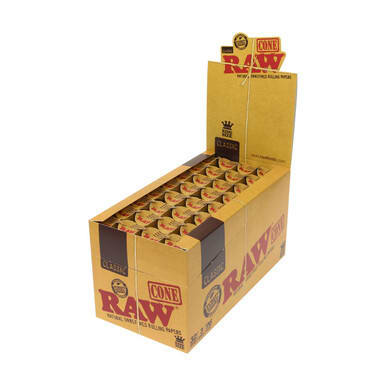 RAW | Classic King Size Pre-rolled Cones | 3PK